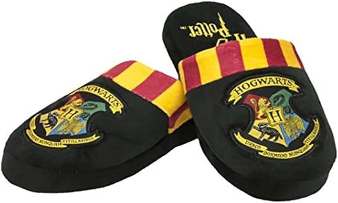Harry Potter: Hogwarts Mens Mule Slippers (Size Large UK 8+/EU42+)