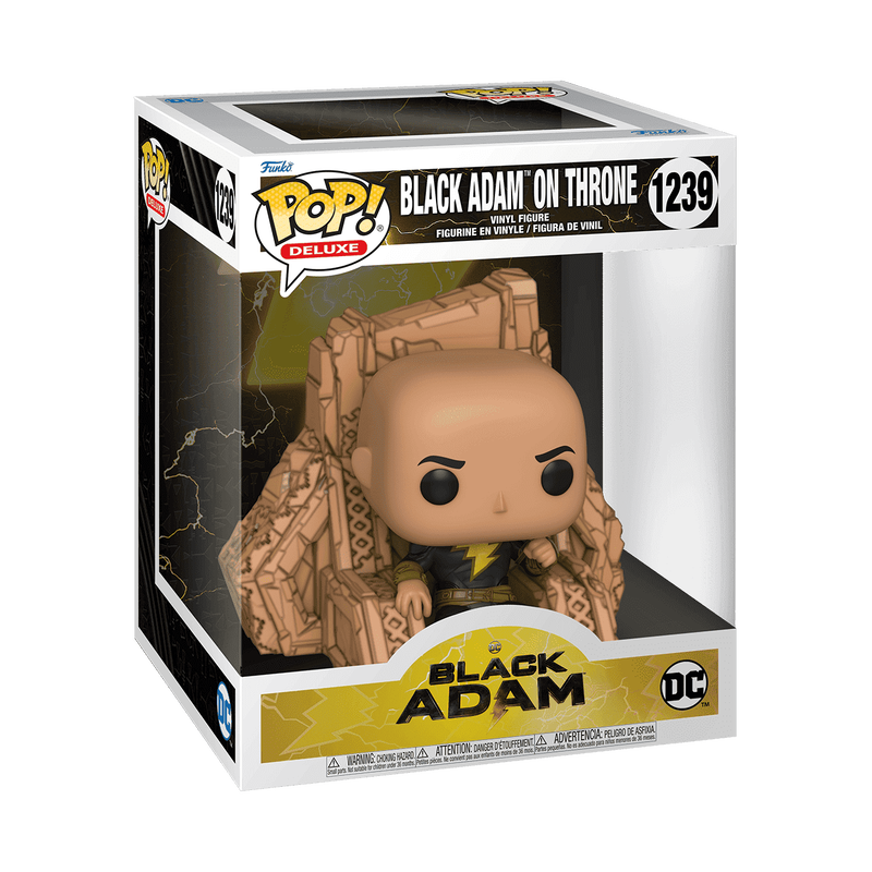 Black Adam – Black Adam on Throne Deluxe Pop! Vinyl Figure