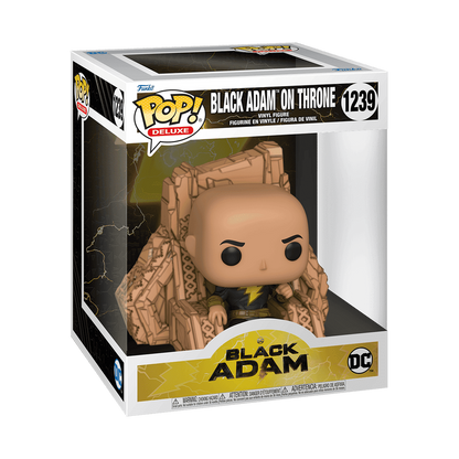 Black Adam – Black Adam on Throne Deluxe Pop! Vinyl Figure