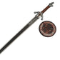 Crimson Desert - Grey Wolf Sword with Display Plaque