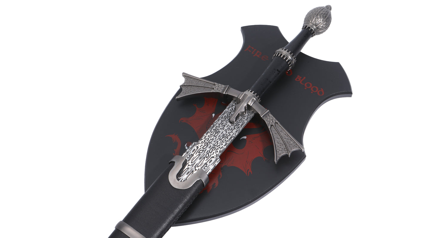 House Of The Dragon  - Daemon Targaryen Dark Sister with Plaque and Scabbard