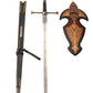 LORD OF THE RINGS - NEW! Superior Anduril, The Sword Reforged with Scabbard and Plaque