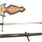 LORD OF THE RINGS - NEW! Superior Anduril, The Sword Reforged with Scabbard and Plaque