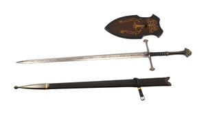The Lord Of The Rings - Deluxe Anduril With Display Plaque & Scabbard