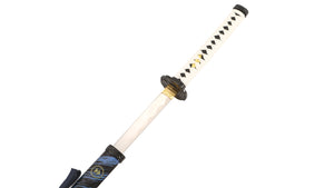 Ghost Of Tsushima - NEW DELUXE EDITION Storm Of Clan Sakai Embossed Display (Straight Blade) Katana