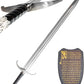 The Bastard Snow - Sword Including Plaque and Scabbard