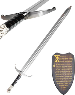 The Bastard Snow - Sword Including Plaque and Scabbard