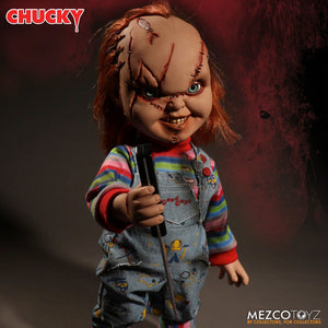 Child's Play - UK Exclusive Talking "Scarred" Chucky 15" MDS Megascale