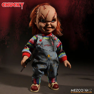 Child's Play - UK Exclusive Talking "Scarred" Chucky 15" MDS Megascale