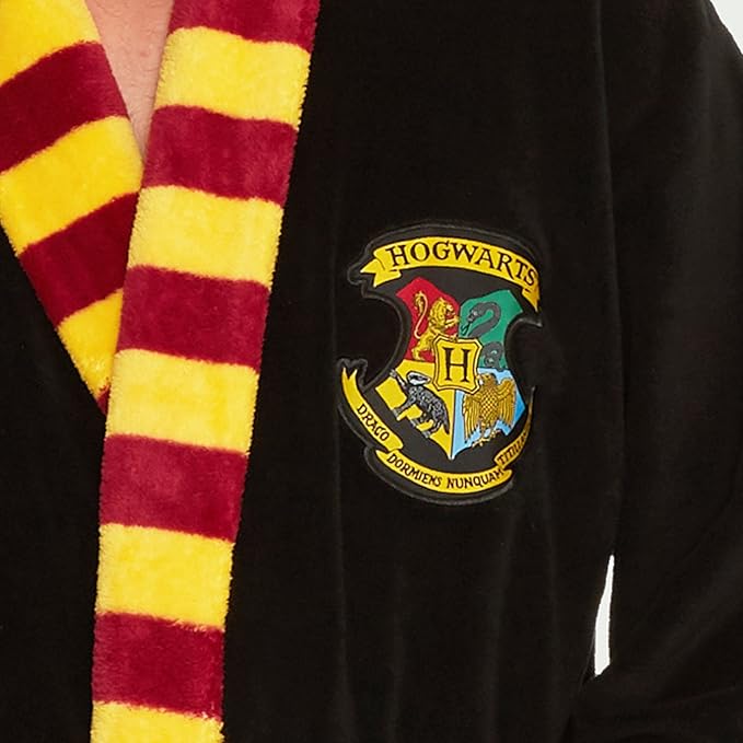 Harry Potter: Hogwarts Mens Fleece Hoodless Robe