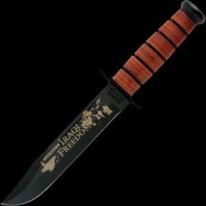 KA-BAR USMC Operation Iraqi Freedom Commemorative Fixed Blade Knife