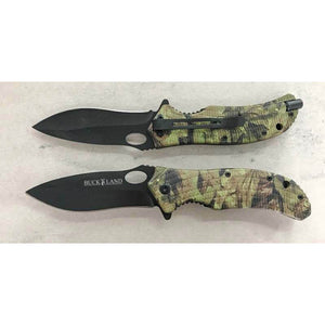 Buckland - Forest Camo Firestarter Folding Knife