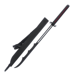 Bleach Ichigo Sword Kurosaki Tensa Zangetsu Katana-The Sword Stall