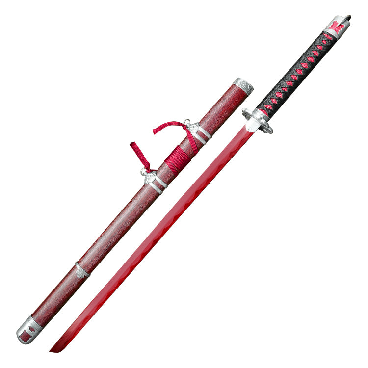 Sekiro - Shadows Die Twice Mortal Blade (Red) Display (Straight Blade) Katana-The Sword Stall