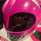 Amy Jo Johnson Signed Pink Power Ranger Helmet - SWAU Authenticated