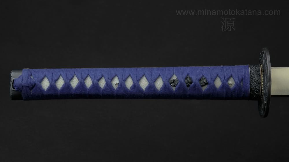 "Ascending Dragon" (Blue) Hand Forged Katana