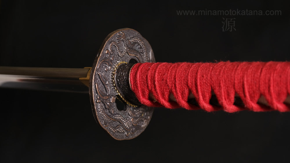 Ascending Dragon' (Red) Hand Forged Katana