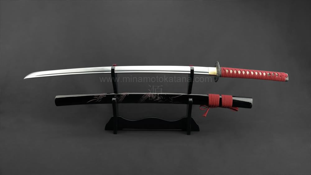 Ascending Dragon' (Red) Hand Forged Katana