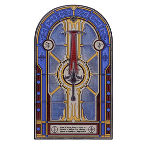 Doom Limited Edition Crucible Sword Stained Glass Window Ingot