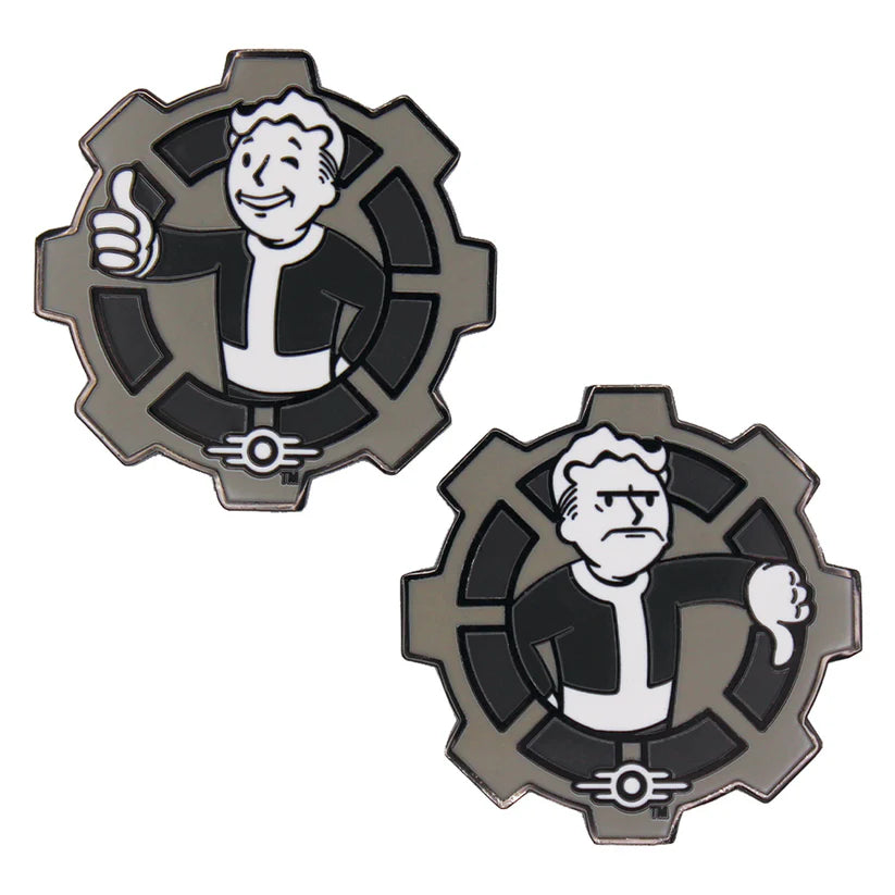 Fallout - Decision Coin (Black & White)