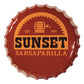 Fallout: New Vegas - Sunset Sarsaparilla Bottle Cap Tin Sign
