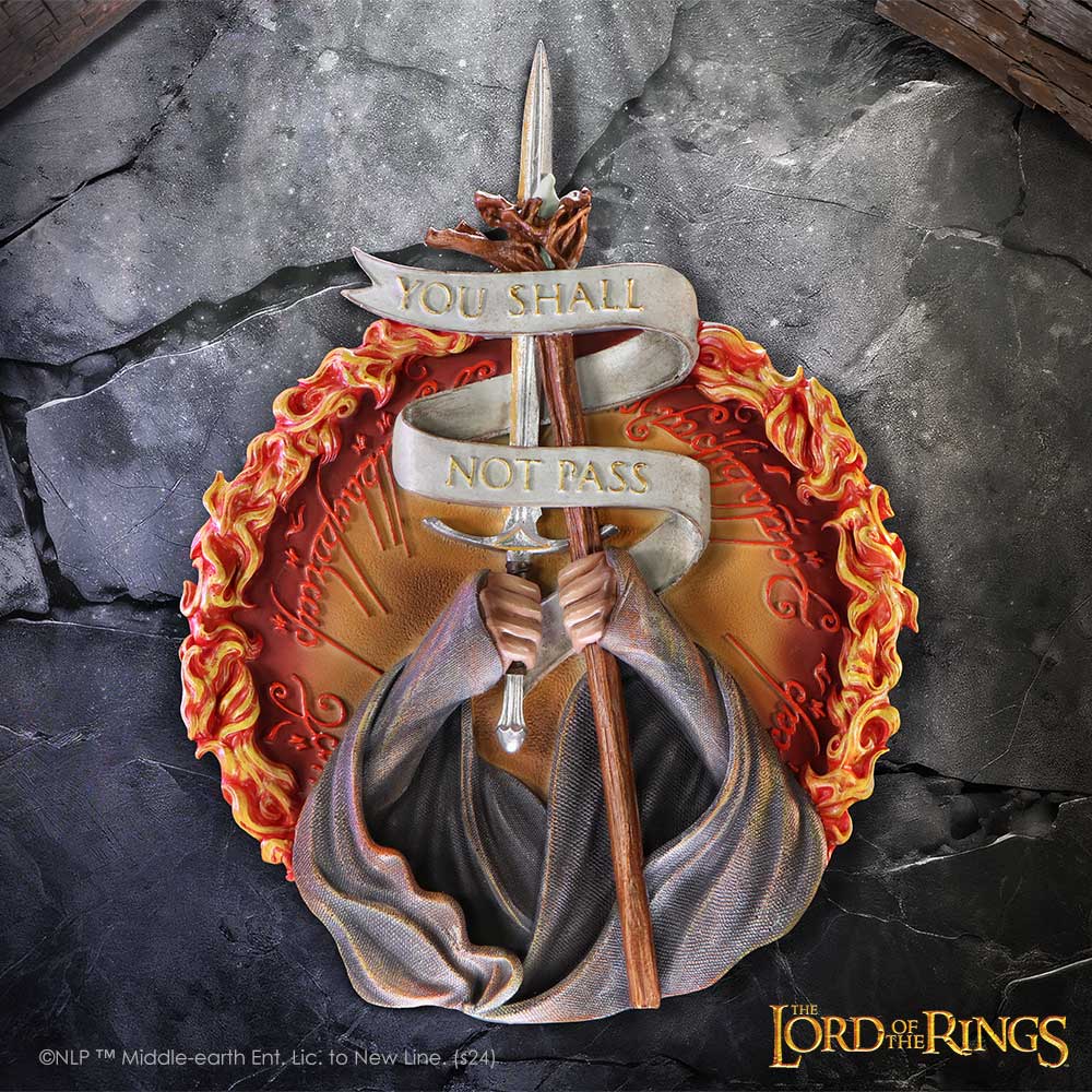 The Lord of the Rings – “You Shall Not Pass” Wall Plaque