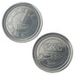 Back to the Future - Set of 4 Embossed Metal Coasters