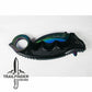 Trailfinder "The Rainbow Claw" 5" Liner Lock Folding Knife