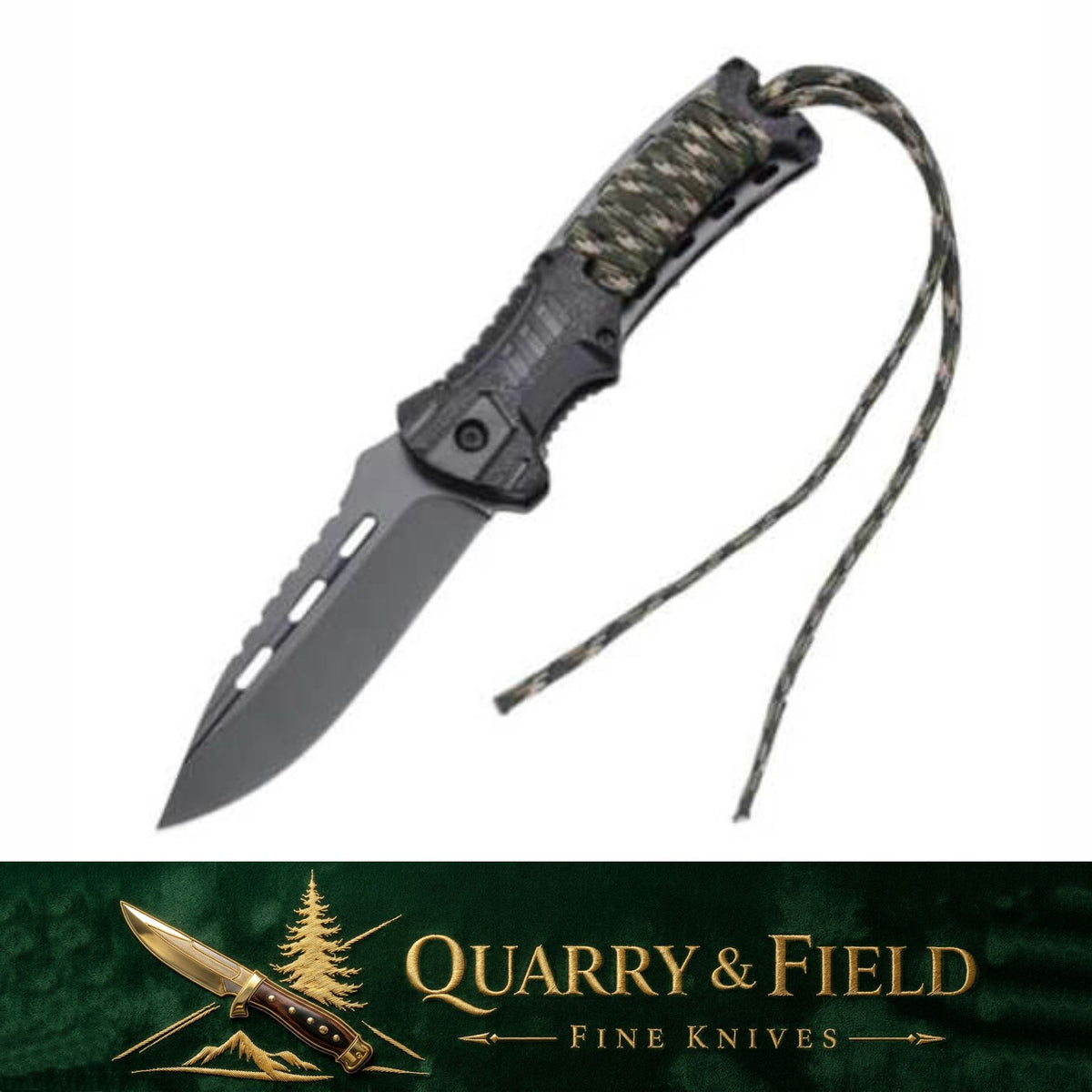 Quarry & Field - Pioneer's Friend Paracord Folding Knife
