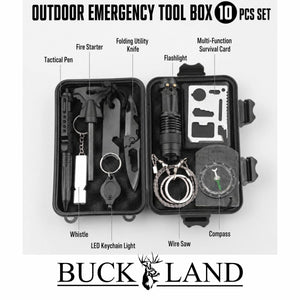 Buckland – Field Kit Pro 10-Piece Survival Set