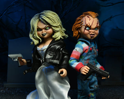 Bride of Chucky – Chucky & Tiffany Clothed Action Figure 2-Pack