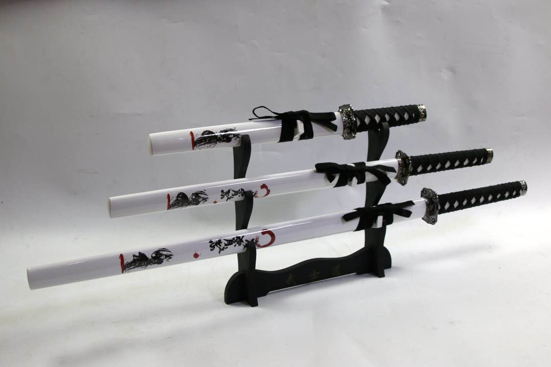 "Tsubasa" Triple Set Display Katana (Straight Blade)