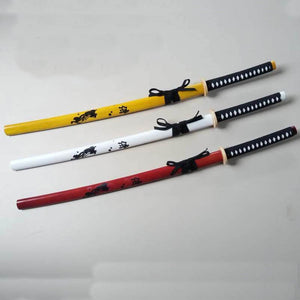Ready To Customise Katana (Yellow), Cosplay Safe Wood