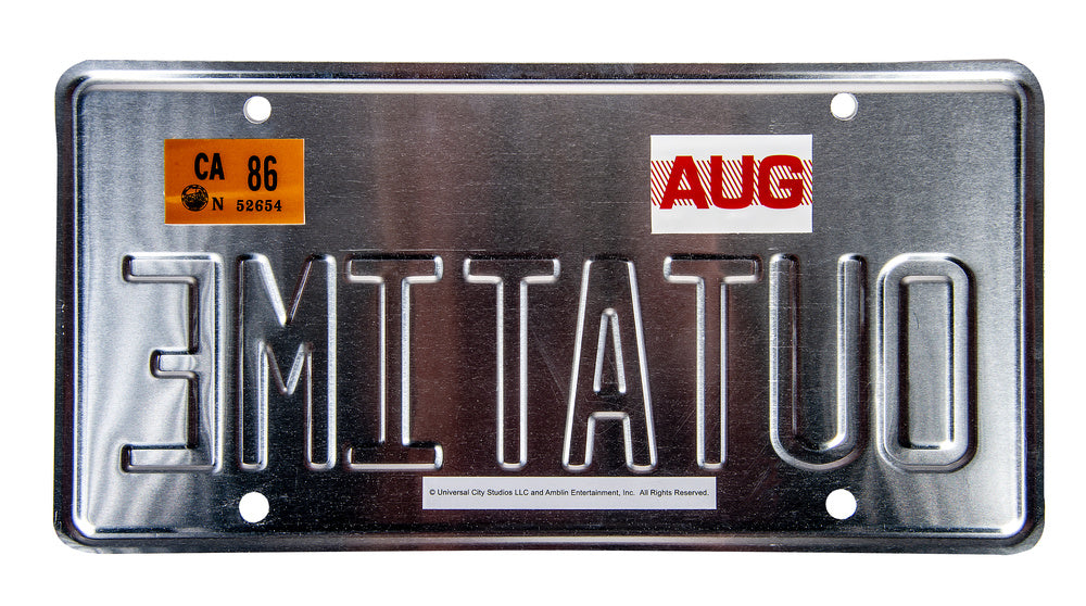 Back To The Future: OUTATIME License Plate