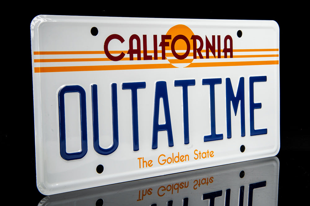 Back To The Future: OUTATIME License Plate