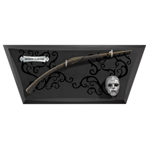 Harry Potter - Bellatrix Wand and Death Eater Mask Display Plaque