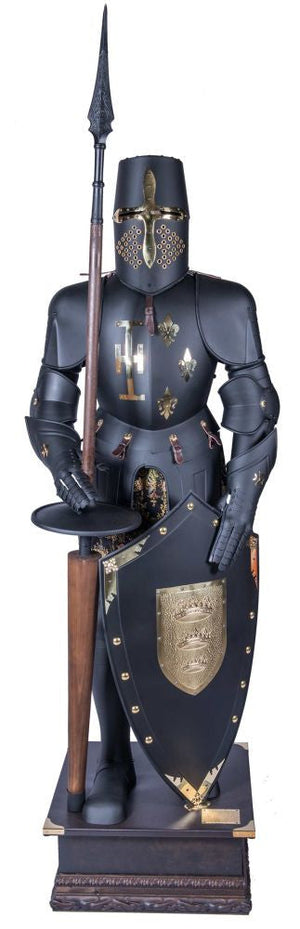 Black Knight Templar Suit Of Armour