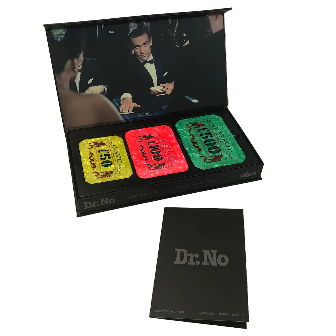 Factory Entertainment James Bond: Dr. No Casino Betting Plaques Limited Edition Prop Replica Set