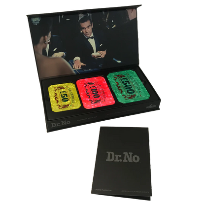 Factory Entertainment James Bond: Dr. No Casino Betting Plaques Limited Edition Prop Replica Set