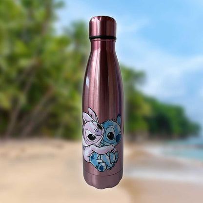 Disney Stitch and Angel - Officially Licensed Water Bottle 500ml