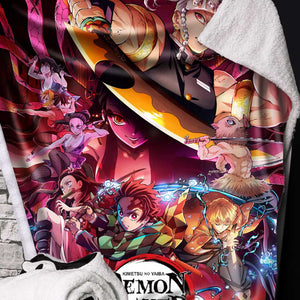 Demon Slayer - Sound Hashira Throw Blanket