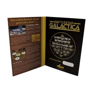 Factory Entertainment Battlestar Galactica (1978) Cubits & Pyramid Limited Edition Prop Replica Set