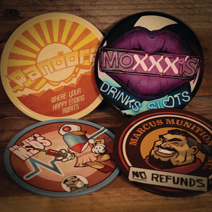 Borderlands – Official Set of 4 Printed Drinks Coasters