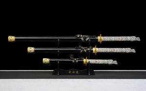 Highlander Endgame - Duncan Macleod Triple Set Display Katana (Straight Blade)