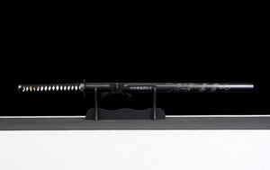 The Last Samurai - Display (Straight) Katana (Black Blade)