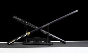 The Last Samurai - Display (Straight) Katana (Black Blade)