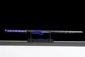 The Last Samurai - Display (Straight) Katana (Blue Blade)