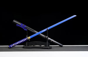The Last Samurai - Display (Straight) Katana (Blue Blade)