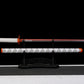 Demon Slayer - Kyojuro Rengoku Red Nichirin Display (Straight Blade) Katana