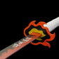 Demon Slayer - Kyojuro Rengoku Red Nichirin Display (Straight Blade) Katana